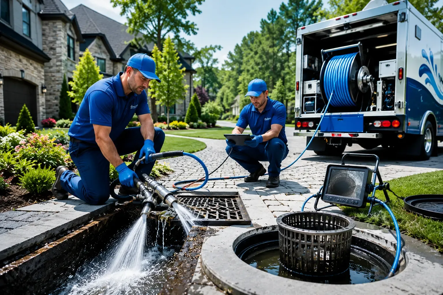 Local outdoor drain cleaning professionals in Spalding, MI