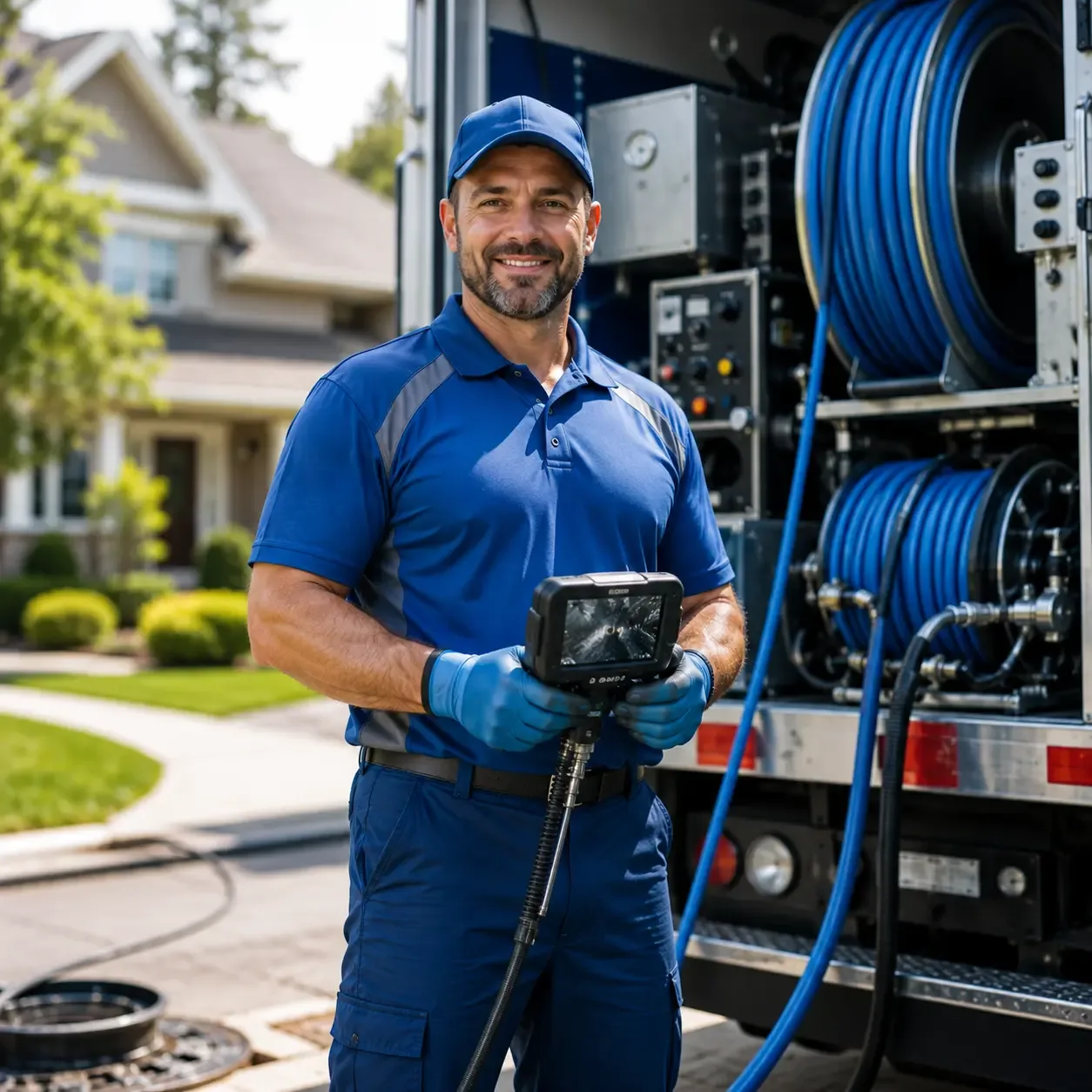 Local outdoor drain cleaning specialists in Spalding, MI
